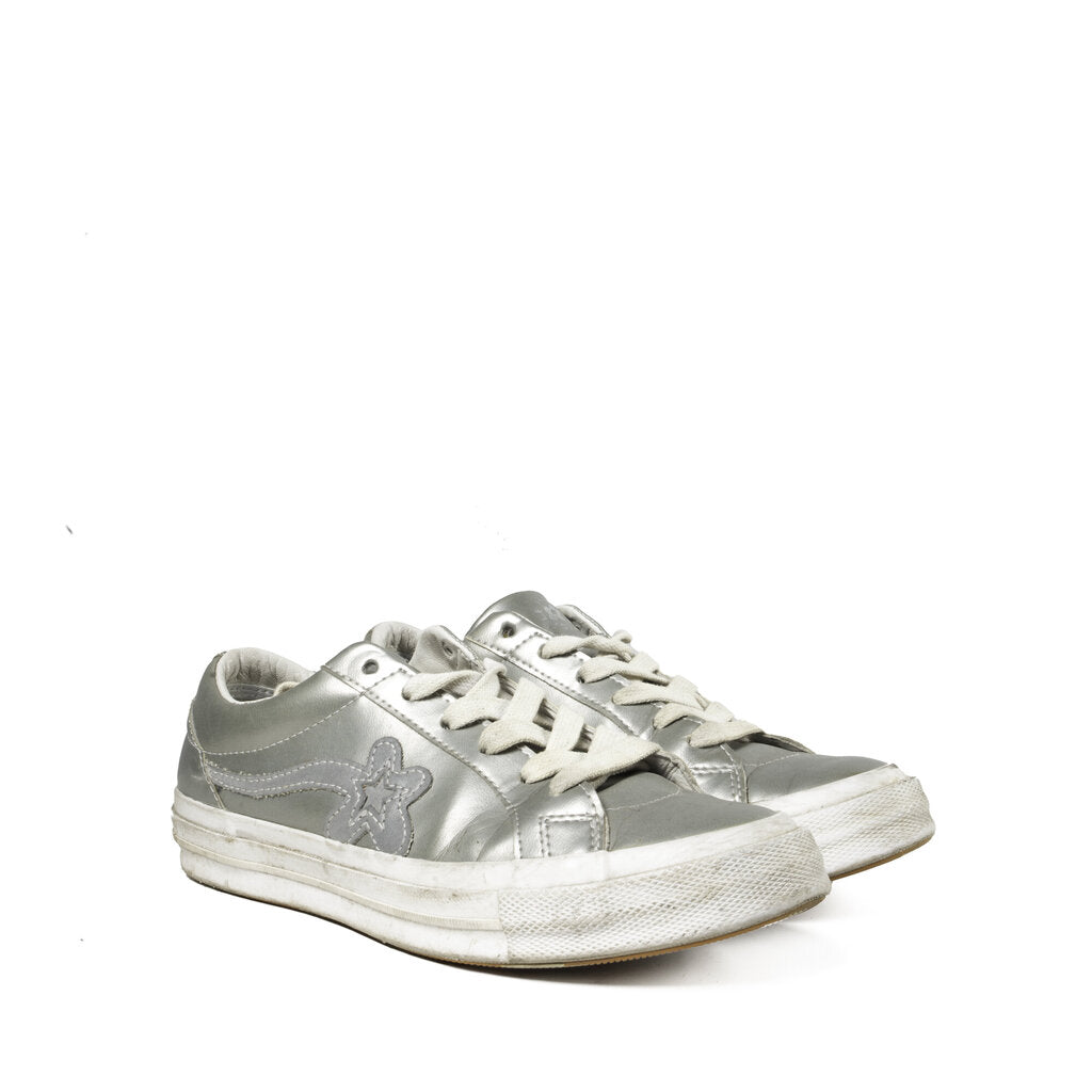 Golf Le Fleur x Converse Metallic leather Sneakers