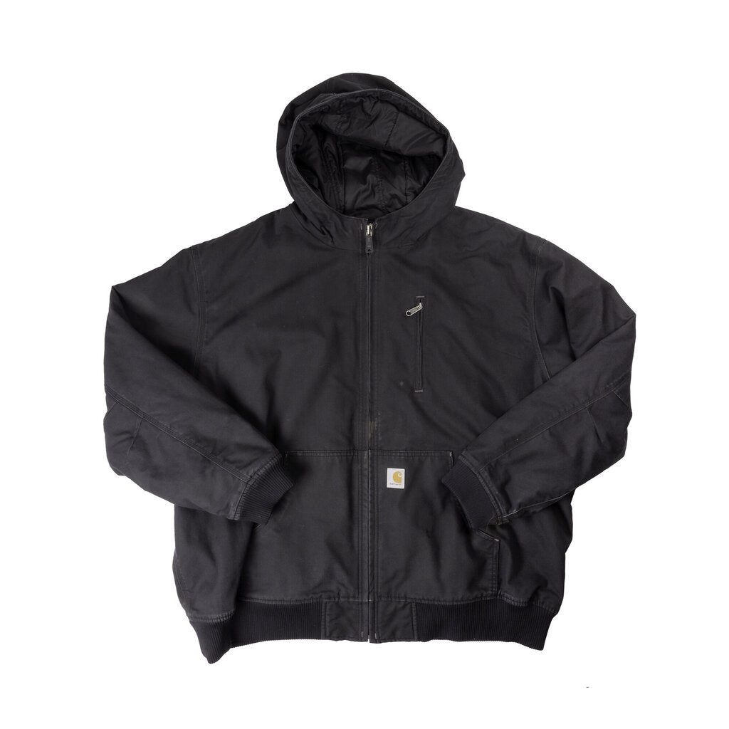 Carhartt quick 2024 duck hooded jacket