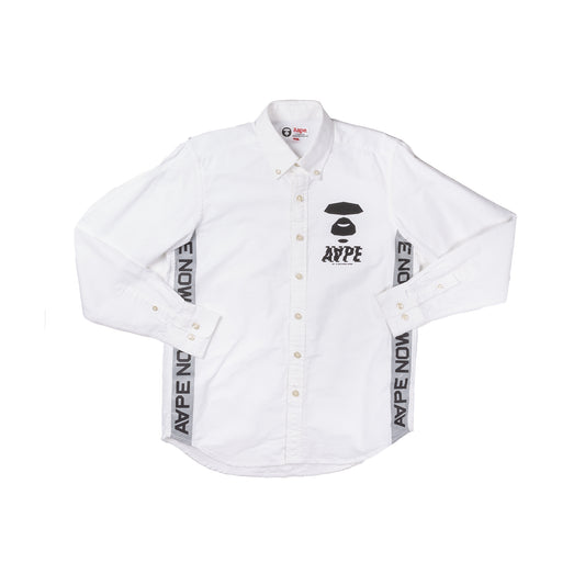 Aape Fitted Button Up Long Sleeve Shirt