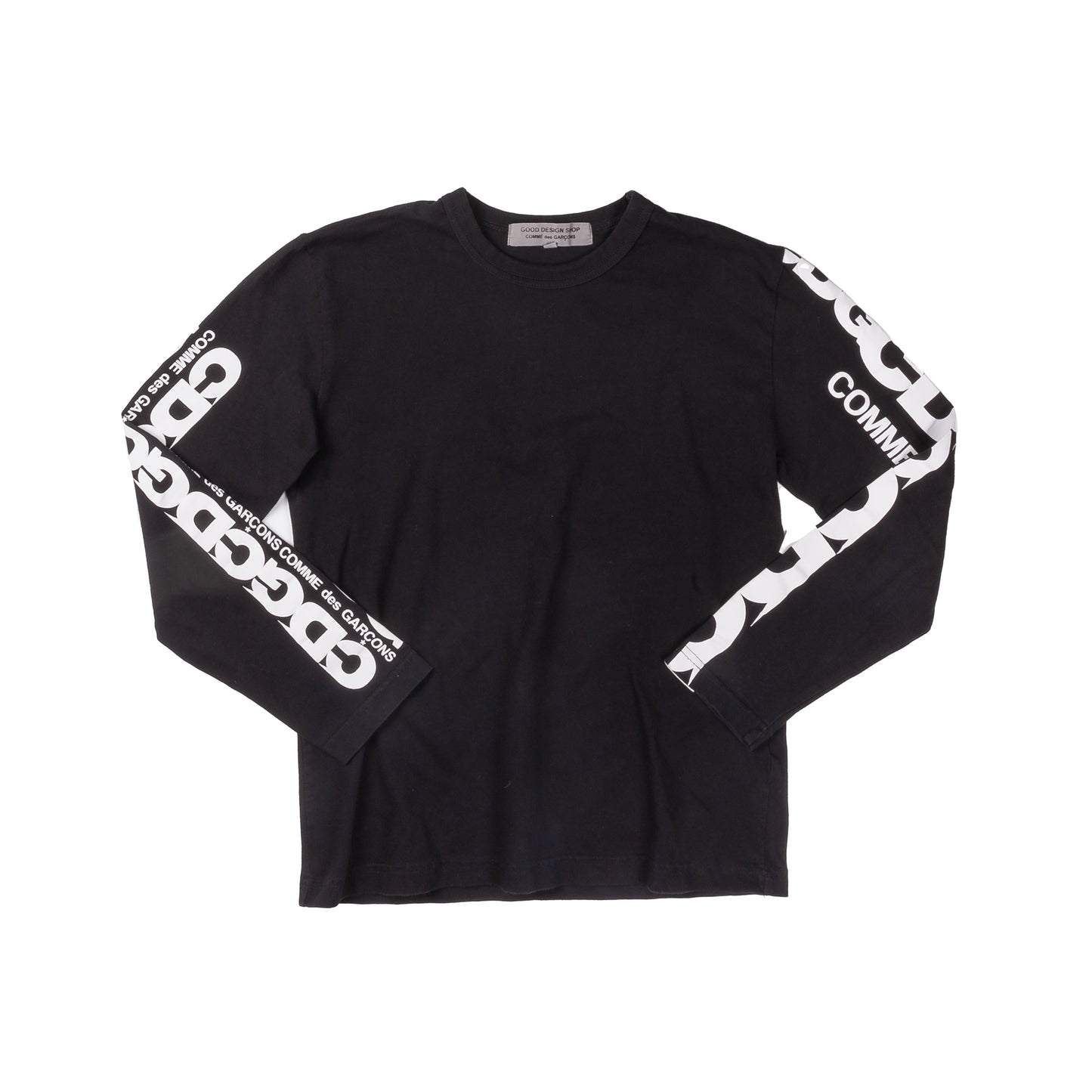 Comme Des Garcon X Good Design Shop Graphic Text Long Sleeve T-Shirt