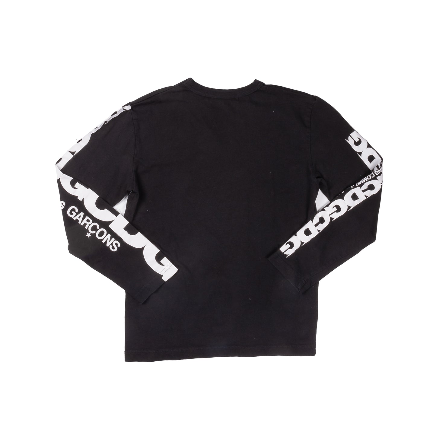 Comme Des Garcon X Good Design Shop Graphic Text Long Sleeve T-Shirt