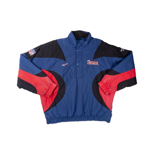 Reebok Pro-Line Vintage NFL Patriots Pullover Jacket