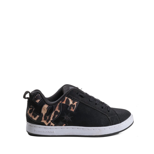 DC Leopard Print Low Top Sneakers