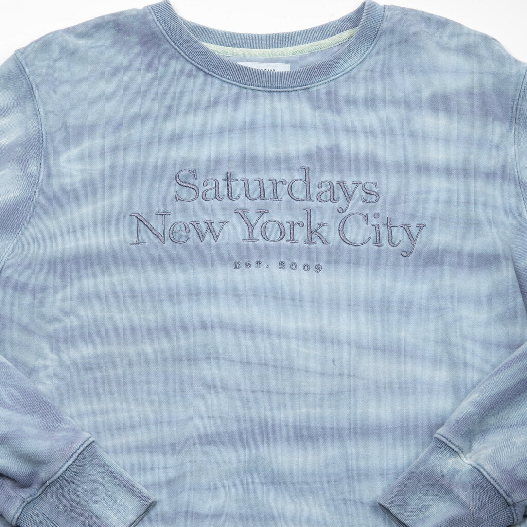 Saturdays NYC Tie Dye Logo Sweater
