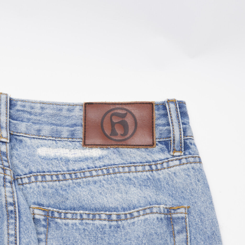 Handmade Rust American Made Distressed Jeans