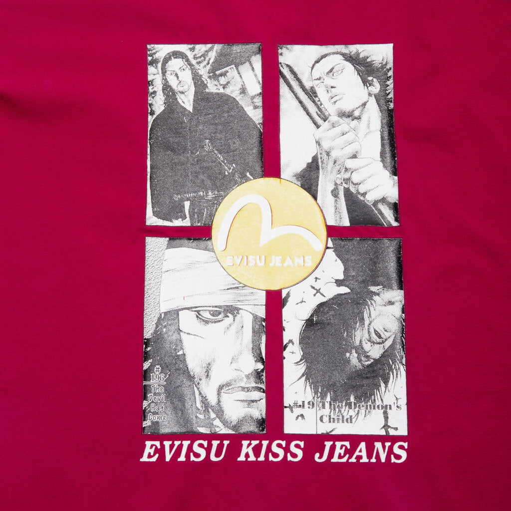Evisu Kiss Jeans Anime Graphic T-Shirt