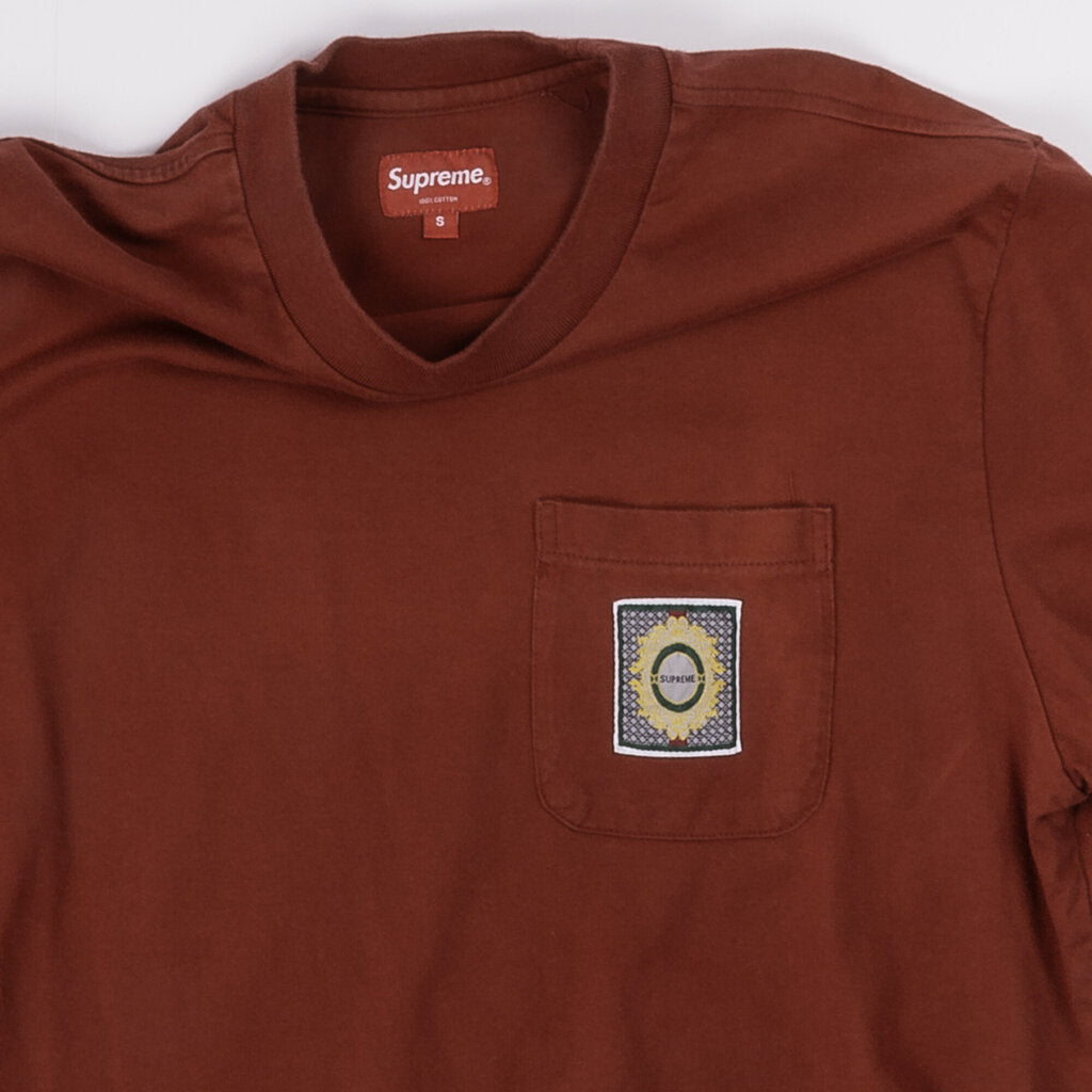 Supreme Chest Pocket Crest Logo T-Shirt