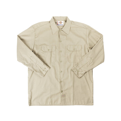 Dickies Double Chest Pocket Button Up Long Sleeve Shirt