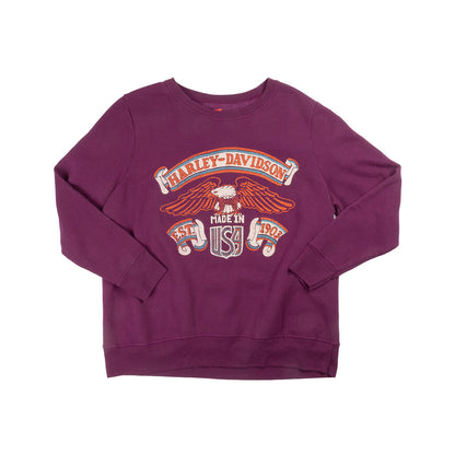 Hanes Harley Davidson bootleg Graphic Sweater